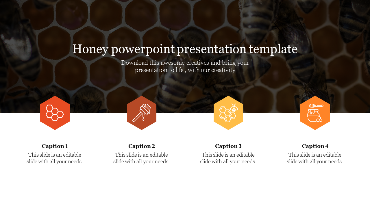Honey powerpoint presentation template